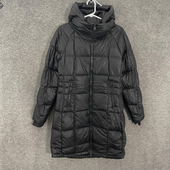 The North Face Jackets & Blazers - The North Face Down Parka Coat Womens XS Black Hooded 550 Puffer Full Zip